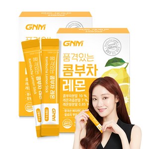 GNM 품격있는 콤부차 레몬 비타민C 유산균 분말 스틱, 5g, 30개입, 2개