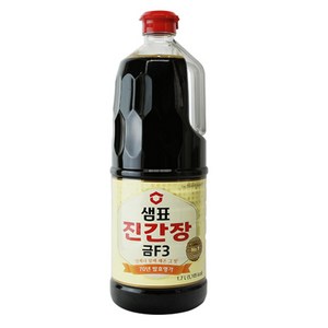 샘표 진간장 금 F3, 1.7L, 5개