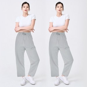 [1+1] 씨엘스토리 여성 여름 아이스 살랑살랑 와이드 밴딩 팬츠