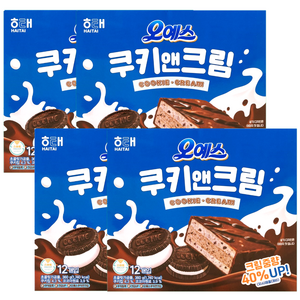 해태제과 오예스 쿠키앤크림, 360g, 4개