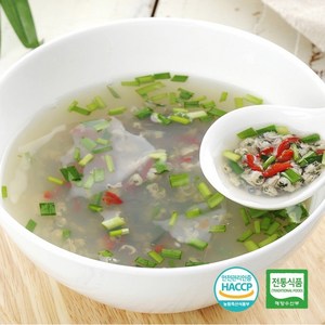 하동 직배송 100% 국내산 재첩국 300g HACCP 정옥재첩국, 3개