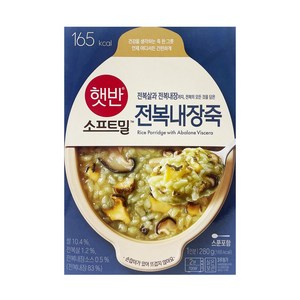 햇반 소프트밀 전복내장죽, 6개, 280g