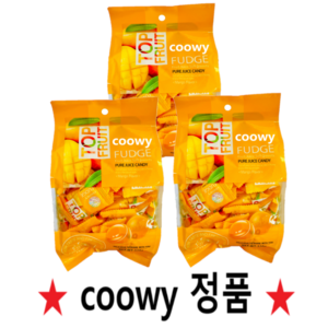 탑후르츠 퍼지망고향 젤리, 320g, 3개