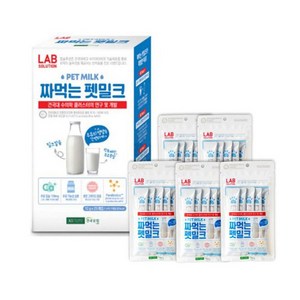 짜먹는 펫밀크 12g x 25개입 강아지 고양이 츄르 우유 간식, 25개