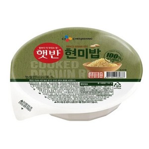 햇반 100% 현미로 지은밥, 110g, 24개