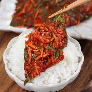 셰프애찬 별미 밥도둑 마늘 밤 깻잎 김치, 600g, 1개