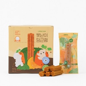 로렌츠 강아지 못난이 덴탈껌 21p, 1개, 420g, 당근