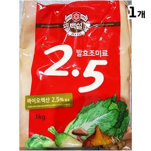 미원 핵산 2.5 업소용식자재 조미료 (1Kg) 백설 2.5핵산, 1kg, 1개