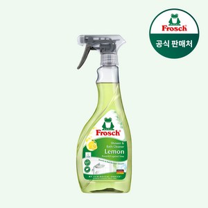 [매일 배송] 프로쉬 독일 석회제거특화 물때제거 레몬 스프레이 수전청소용 레몬 욕실클리너 500ml, 1개