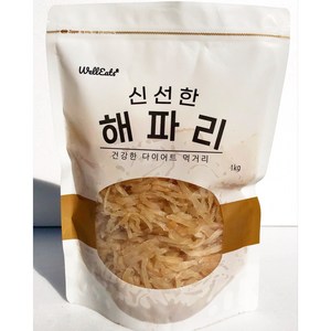 신선한 해파리 1kg (실중량 1kg) 무염 해파리냉채 가정용 / 웰이츠, 1개