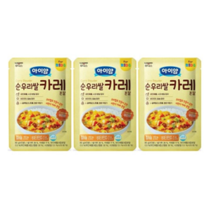 일동후디스 순우리쌀 카레 분말 80g, 3개