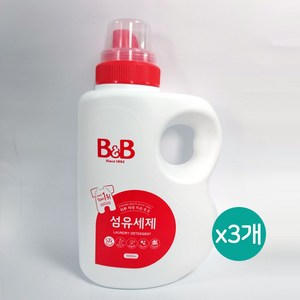 비앤비 섬유세제, 1.5L, 3개