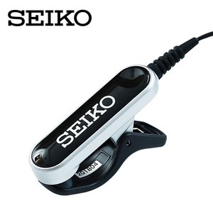 SEIKO 일본 세이코 STM30 클립 집게형 껌 픽업 관 현악기 기타 모두 사용, 블랙, 1개