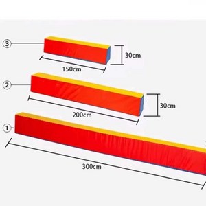 유치원 평균대 균형대 체육교구 균형 감각 밸런스, 1개, 평균대 200x30x20cm