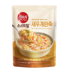 CJ 비비고죽 햇반소프트밀 420g (새우계란죽), 450g, 10개