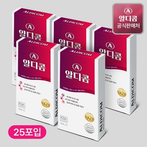 [공식] 알디콤A 숙취해소제 75ml 5포입, 5개