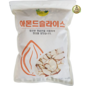 미소한입 아몬드 슬라이스, 1kg, 4개