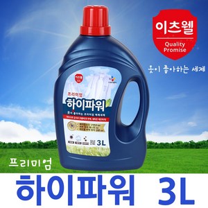 이츠웰 CJ 하이파워 세탁 세제 액체 액상 빨래 3L, 1개