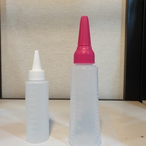 강아지 고양이샴푸 린스 희석통/희석용기 소분 샴푸통 뾰족 눈금 공병, 200ml, 1개