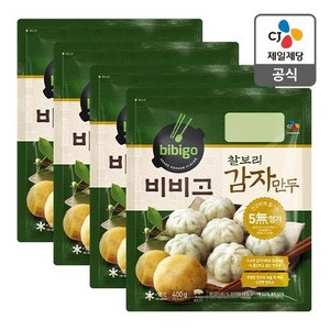 비비고 찰보리 감자만두, 400g, 4개