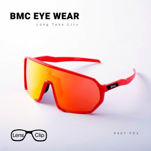 BMC 롱토스 라이트 EYE WEAR 9407-F04, Red(프레임) + Red Mio(렌즈), 1개