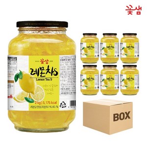 꽃샘 레몬차, 2kg, 1개입, 6개