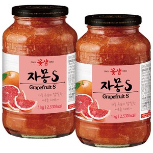 꽃샘 자몽차S 1kg+1kg, 1kg, 1개입, 2개