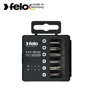 FELO(독일) PZ PH 십자비트세트 펠로032 915 16 (03291516) 6PCS 50mm, 1개