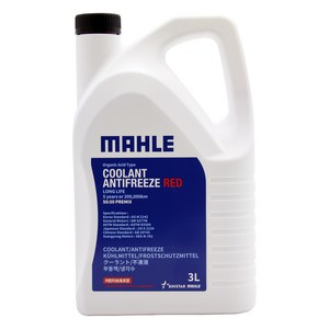 MAHLE 말레 Long Life 부동액(냉각수) 5년 20만 km - 프리믹스 / 빨강 Red, 1개, 3L