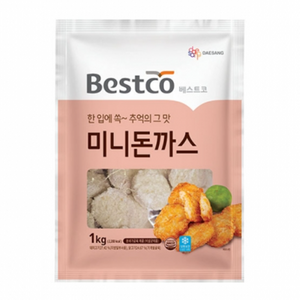 베스트코 미니돈까스, 1개, 1kg