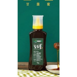 건강에 좋은 정순조감로꿀 국산 100% 제천 토종 천연 벌꿀 정순조 감로꿀, 500g, 1개