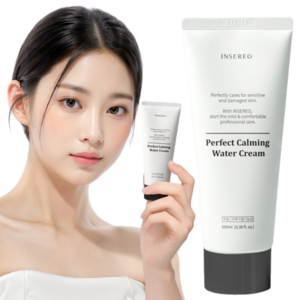 퍼펙트 카밍 워터 크림 시카 병풀 수분 진정 미백 주름 기능성 화장품 인세레오, 100ml, 1개