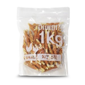 펫레터 어메이징 대용량 강아지 간식, 치킨스틱, 1kg, 1개