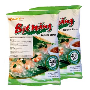 베트남 봇낭 타피오카 전분 BOT NANG, 400g, 2개