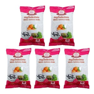 망고사고 사고펄 타피오카펄 화이트 미니펄, 5개, 500g