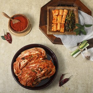 [국내산] 이정섭시아버지 김치 [포기김치 3kg+총각김치 2kg], 5kg, 1개