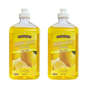 멜라루카 레몬브라이트 주방세제 레몬향 473ml x 2개, 1개