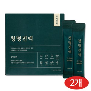 사계명원 청명칼슘진액 녹용 특허 비타민D 칼슘 마그네슘 청명진액, 150g, 2개