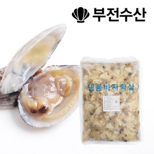 부전수산 냉동 신선한 생바지락살 1kg 바지락칼국수 바지락순두부찌개 바지락파스타 바지락파전 바지락된장, 1개