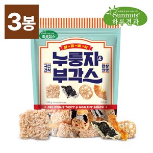 빠삭칩누룽지&부각스240gX3봉, 240g, 3개