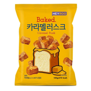 헤이루 카라멜 러스크 100g, 5개