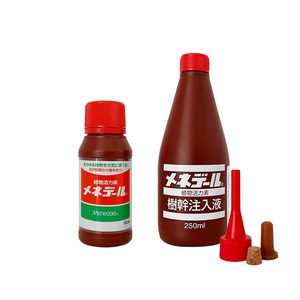 바우팜앤가든 메네델 100ml 250ml 수간주사형 식물활력제 나무영양제 조경 나무 주사 영양제 뿌리활력 뿌리발근 수경재배 식물영양제 일본 수입, 1개