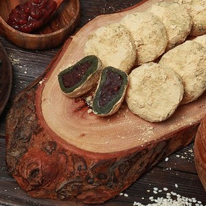 [떡미당] 밥알쑥개떡600g (팥앙금), 1개, 600g
