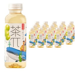 중국 음료수 차파이 청포도우룽차, 15개, 500ml