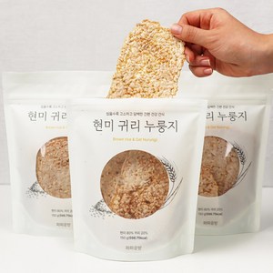 [파파공방] 현미 귀리 누룽지, 150g, 3개