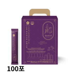 온소 진품 흑도라지배 쌍화스틱 대용량 배도라지 도라지청 도라지배즙, 100개, 10ml