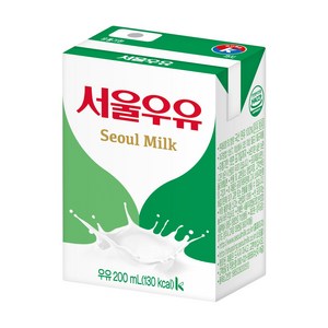 서울우유 멸균 흰우유, 200ml, 20개