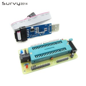 가성비 AVR ATMEGA16 최소 시스템 보드 ATmega32 + USB ISP 프로그래머, 1개