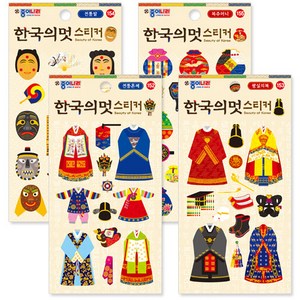 종이나라 한국의멋 스티커 4종, 152 전통혼례, 1개