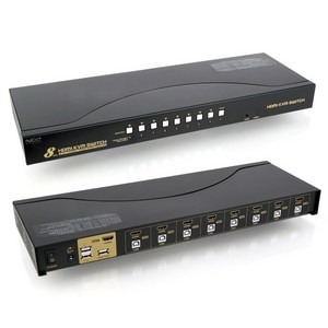 8포트 USB HDMI 4K KVM 스위치, NEXT-7208KVM, 1개